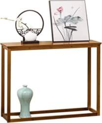 Modern Industrial Slim Long Sofa Table