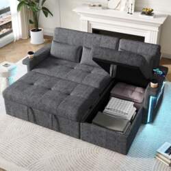 Modern L-Shaped Sofa Modular Sofa Bed