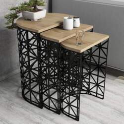 Modern Nesting Table Set (3 Pieces)
