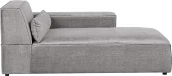 Module Chaise Longue Fabric Grey with