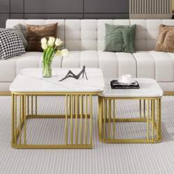 Montary Square Coffee Table, Set of