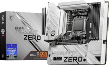 MSI B650M Project Zero pamatplate, Back-Connect