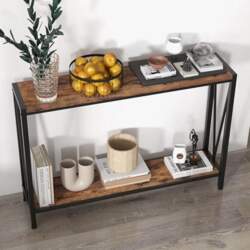 Narrow Console Tables, 2 Shelves, Hallway