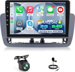 NHOPPEW 2+64G Android 15 automašīnas radio