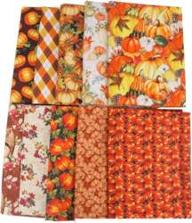 Pack of 10 Thanksgiving Patchwork Audumi