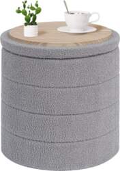 PINPLUS Stool with Storage Space, Round