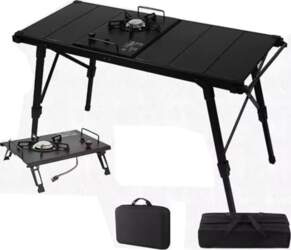 Portable Aluminium Folding Table with Adjustable