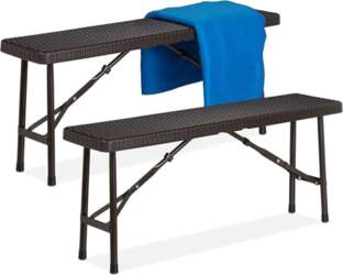 Relaxdays Beer Bench, Set of 2
