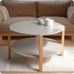 Round Coffee Table, Diameter 75 cm