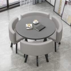 Round Dining Table Set with Chairs
