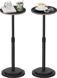 Round Side Table, Height Adjustable, Small