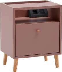 Schildmeyer Bjarne Bedside Table with Charging