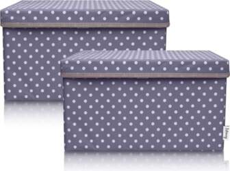 Set of 2 Children`s Storage Boxes