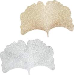 Set of 2 Place Mats Leaf