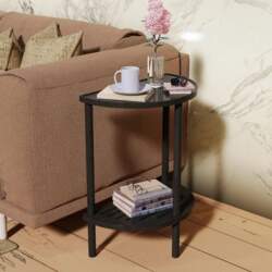 Side Table, Half Moon Side Tables