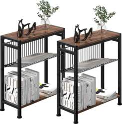 Side Table Set of 2 Narrow