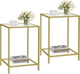 Side Tables Set of 2, Side