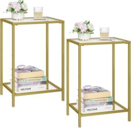 Side Tables Set of 2, Side