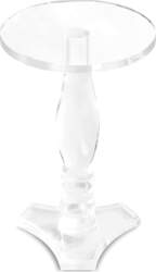 Small Clear Acrylic End Table for