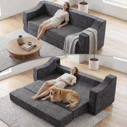 Sofa Bed Modular Sofa 2-Seater: Foldable