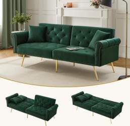 Sofa Bed with Sleep Function, Two-Seater