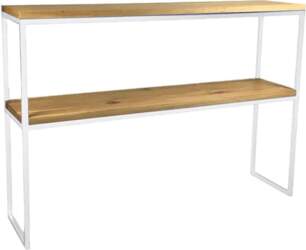 Solid Wood Console Table with Shelf