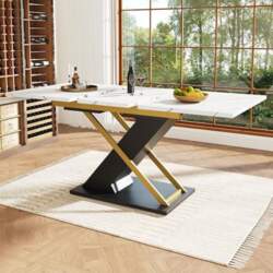 SUKY Dining Table Extendable Table 120-160