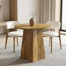 Tribesigns Round Dining Table 80 cm