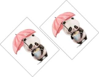 UKCOCO Pack of 2 Panda Switch