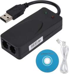 USB 2.0 56K modems, faksa