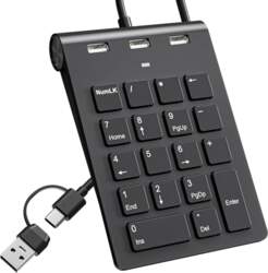 USB C un USBA Numpad Wired