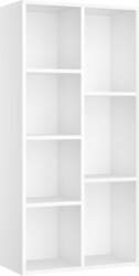 VASAGLE Bookcase Bookcase with 7 Compartments