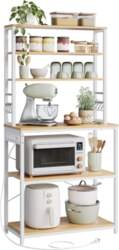 VASAGLE Kitchen Shelf with Sockets, Standing