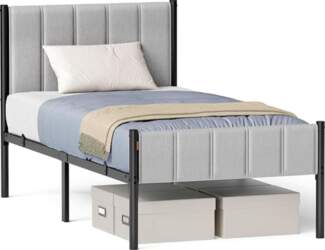 VASAGLE Single Bed Frame 90 x
