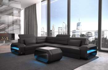 Verona Corner Sofa Leather Sofa L