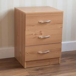 Vida Designs Riano 3 Drawer Bedside