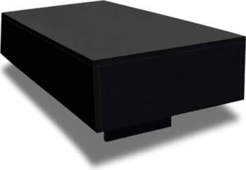 VidaXL Coffee Table High Gloss Black
