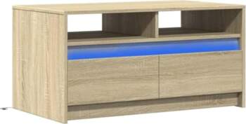 VidaXL LED Coffee Table, Side Table