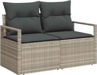 VidaXL Sofa Set 7 pcs Hellgrau