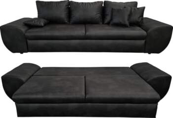 Vintage Big Sofa with Sleep Function