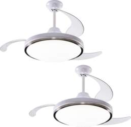Well Home Deckenventilator mit LED-Licht, Ø
