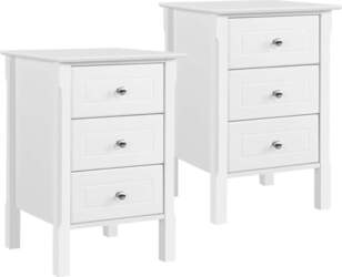 Yaheetech Set of 2 Bedside Table