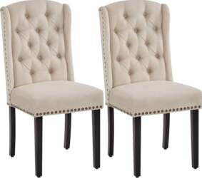 Yaheetech Set of 2 Kitchen Chairs