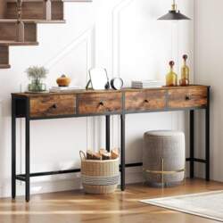 YATINEY Narrow Console Table, 180 cm
