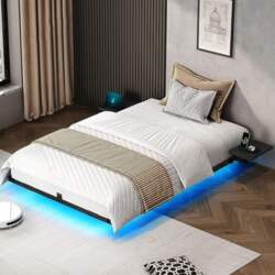 YITAHOME Bed Frame LED Lighting USB