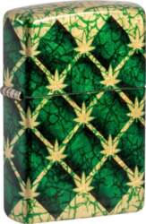 Zippo Lighter 46265 Argyle Leaf Design
