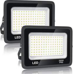 2 āra LED prožektoru komplekts, 200