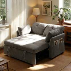 3-in-1 Sofa Bed with 5-Level Adjustable