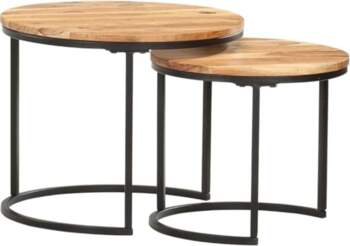 3 Pack Solid Wood Nesting Tables