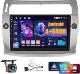 4+64G Android auto radio priekš Citroën